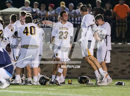 Thumbnail 1 in Webster Thomas vs. Victor (Section 5 Class B Final) photogallery.