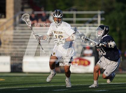 Thumbnail 2 in Webster Thomas vs. Victor (Section 5 Class B Final) photogallery.