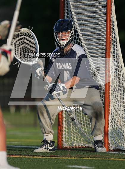 Thumbnail 3 in Webster Thomas vs. Victor (Section 5 Class B Final) photogallery.