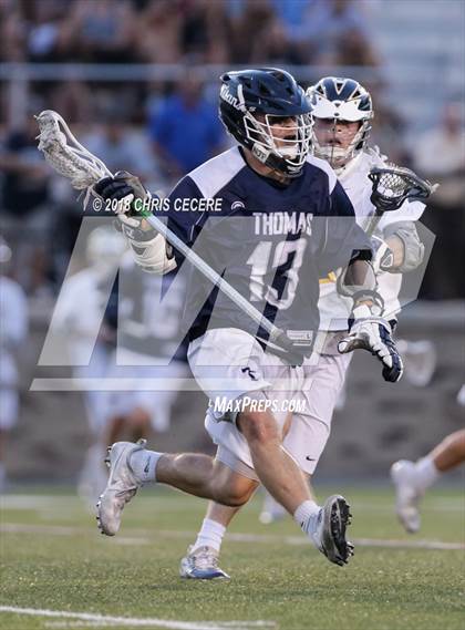 Thumbnail 2 in Webster Thomas vs. Victor (Section 5 Class B Final) photogallery.