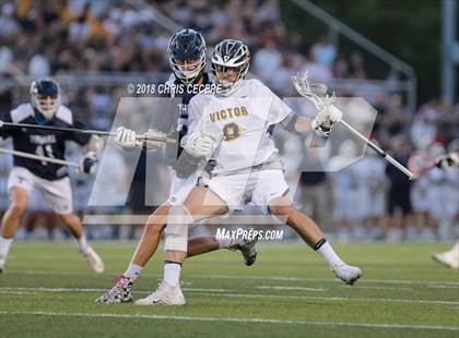 Thumbnail 2 in Webster Thomas vs. Victor (Section 5 Class B Final) photogallery.