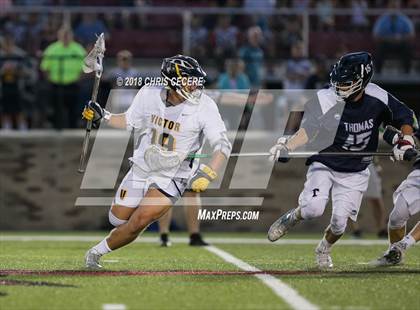 Thumbnail 2 in Webster Thomas vs. Victor (Section 5 Class B Final) photogallery.
