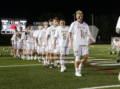 Thumbnail 2 in Webster Thomas vs. Victor (Section 5 Class B Final) photogallery.