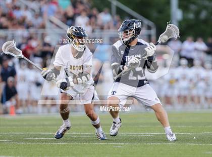 Thumbnail 1 in Webster Thomas vs. Victor (Section 5 Class B Final) photogallery.