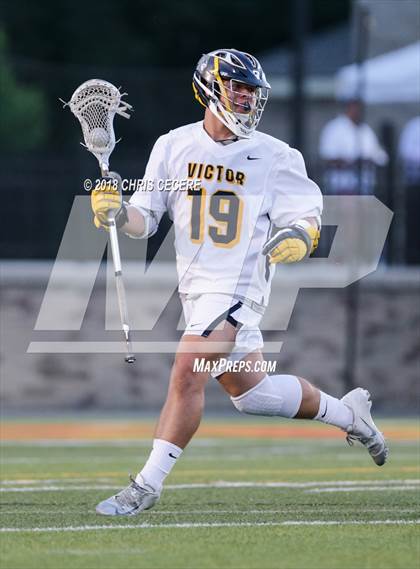 Thumbnail 3 in Webster Thomas vs. Victor (Section 5 Class B Final) photogallery.