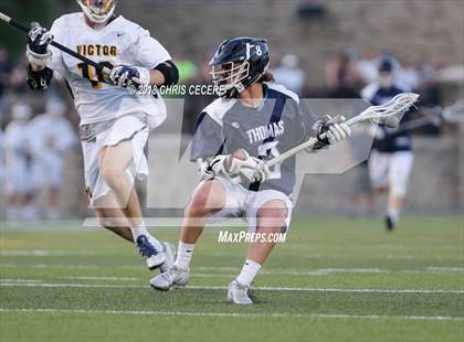Thumbnail 3 in Webster Thomas vs. Victor (Section 5 Class B Final) photogallery.