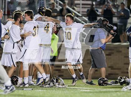 Thumbnail 2 in Webster Thomas vs. Victor (Section 5 Class B Final) photogallery.
