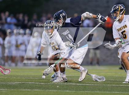 Thumbnail 3 in Webster Thomas vs. Victor (Section 5 Class B Final) photogallery.