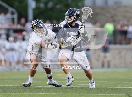 Thumbnail 2 in Webster Thomas vs. Victor (Section 5 Class B Final) photogallery.