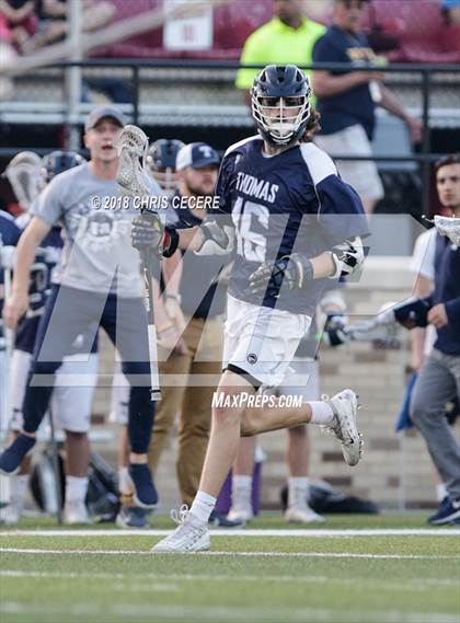 Thumbnail 1 in Webster Thomas vs. Victor (Section 5 Class B Final) photogallery.