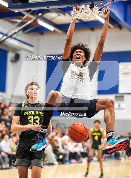 Thumbnail 3 in Prolific Prep of Napa Christian vs. Dream City Christian (Crush in the Valley) photogallery.