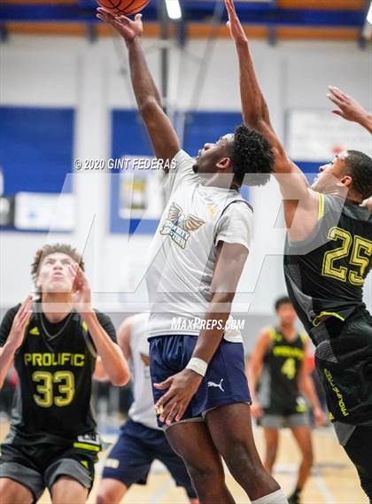 Thumbnail 3 in Prolific Prep of Napa Christian vs. Dream City Christian (Crush in the Valley) photogallery.