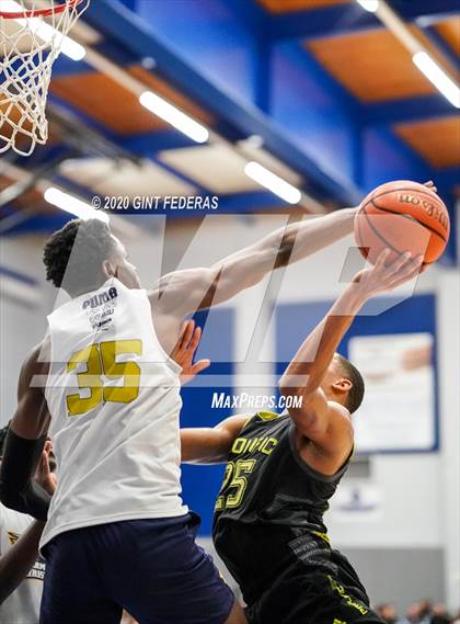 Thumbnail 2 in Prolific Prep of Napa Christian vs. Dream City Christian (Crush in the Valley) photogallery.
