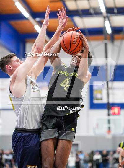 Thumbnail 1 in Prolific Prep of Napa Christian vs. Dream City Christian (Crush in the Valley) photogallery.