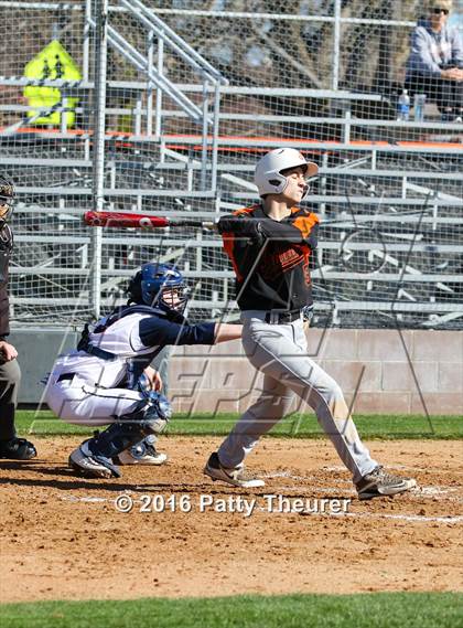 Thumbnail 1 in New Plymouth vs Scappoose (Treasure Valley Invitational) photogallery.