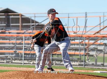 Thumbnail 1 in New Plymouth vs Scappoose (Treasure Valley Invitational) photogallery.