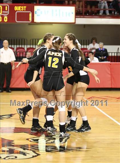 Thumbnail 1 in Apex vs Providence (NCHSAA 4A Final) photogallery.