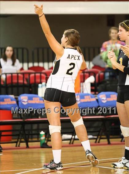 Thumbnail 1 in Apex vs Providence (NCHSAA 4A Final) photogallery.