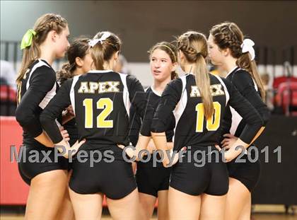 Thumbnail 3 in Apex vs Providence (NCHSAA 4A Final) photogallery.