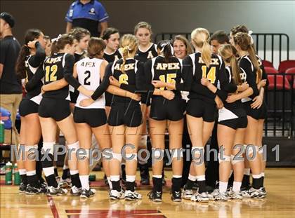 Thumbnail 3 in Apex vs Providence (NCHSAA 4A Final) photogallery.