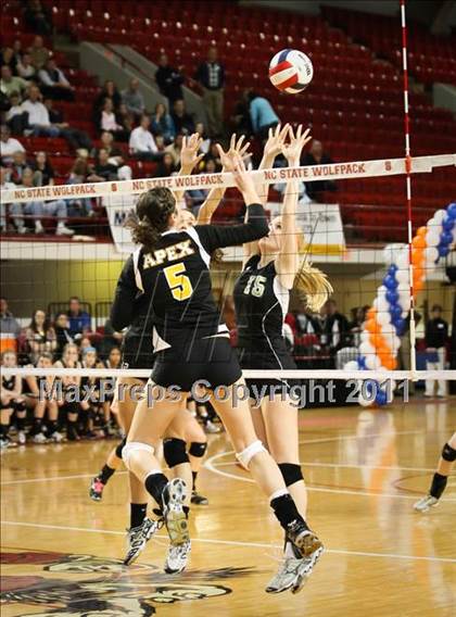 Thumbnail 1 in Apex vs Providence (NCHSAA 4A Final) photogallery.