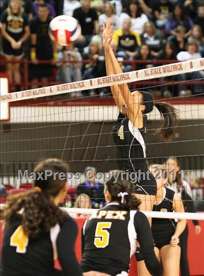Thumbnail 2 in Apex vs Providence (NCHSAA 4A Final) photogallery.