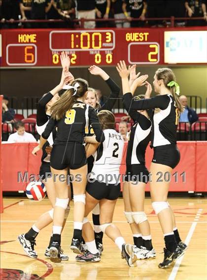 Thumbnail 3 in Apex vs Providence (NCHSAA 4A Final) photogallery.