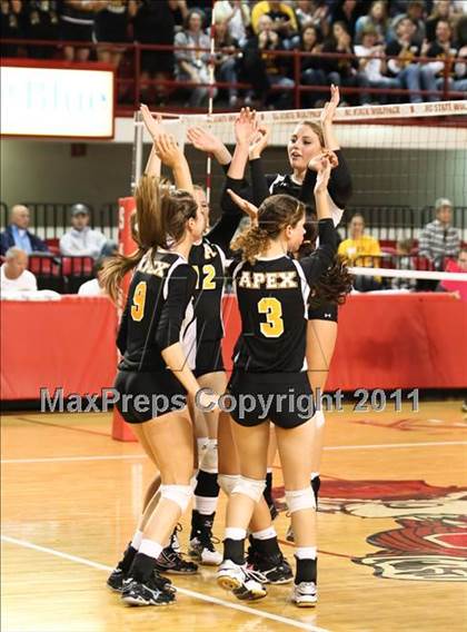 Thumbnail 1 in Apex vs Providence (NCHSAA 4A Final) photogallery.