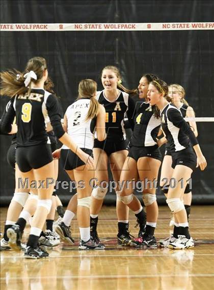 Thumbnail 2 in Apex vs Providence (NCHSAA 4A Final) photogallery.