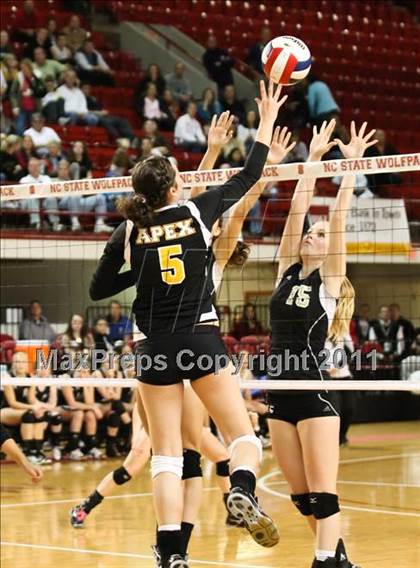 Thumbnail 3 in Apex vs Providence (NCHSAA 4A Final) photogallery.