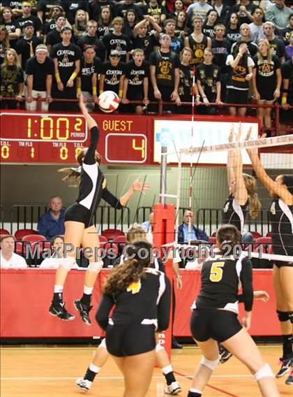 Thumbnail 2 in Apex vs Providence (NCHSAA 4A Final) photogallery.