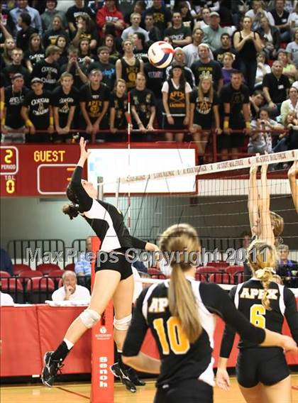 Thumbnail 2 in Apex vs Providence (NCHSAA 4A Final) photogallery.