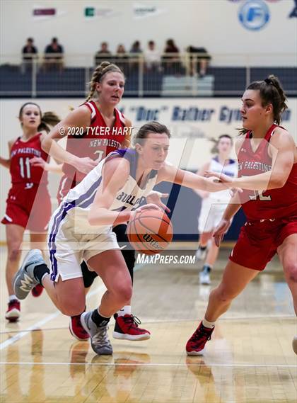 Thumbnail 2 in New Palestine vs. Brownsburg (IHSAA 4A Fourth Round Playoff) photogallery.