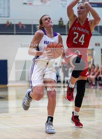 Thumbnail 2 in New Palestine vs. Brownsburg (IHSAA 4A Fourth Round Playoff) photogallery.