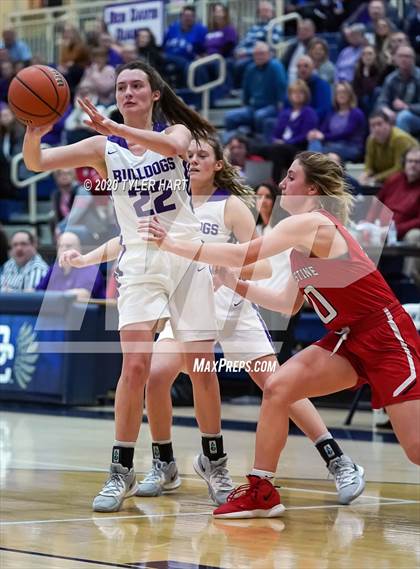 Thumbnail 2 in New Palestine vs. Brownsburg (IHSAA 4A Fourth Round Playoff) photogallery.