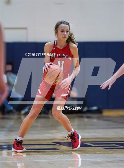 Thumbnail 1 in New Palestine vs. Brownsburg (IHSAA 4A Fourth Round Playoff) photogallery.