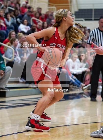 Thumbnail 3 in New Palestine vs. Brownsburg (IHSAA 4A Fourth Round Playoff) photogallery.