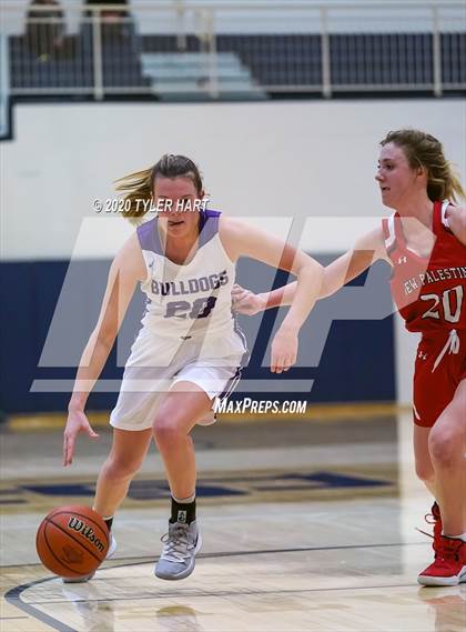 Thumbnail 2 in New Palestine vs. Brownsburg (IHSAA 4A Fourth Round Playoff) photogallery.
