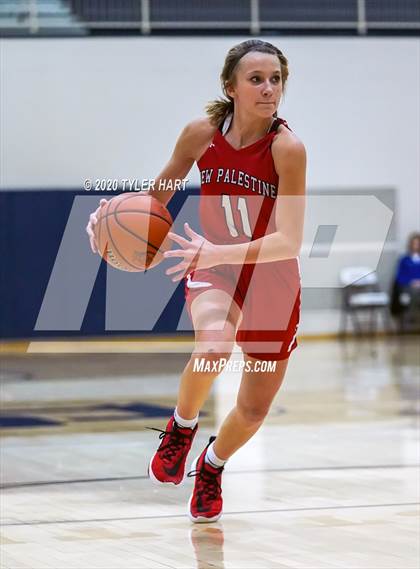 Thumbnail 1 in New Palestine vs. Brownsburg (IHSAA 4A Fourth Round Playoff) photogallery.