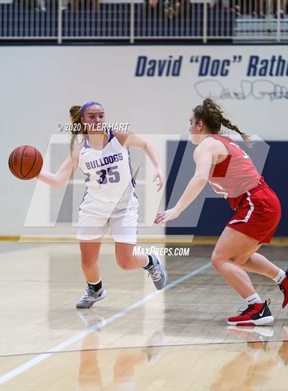 Thumbnail 1 in New Palestine vs. Brownsburg (IHSAA 4A Fourth Round Playoff) photogallery.