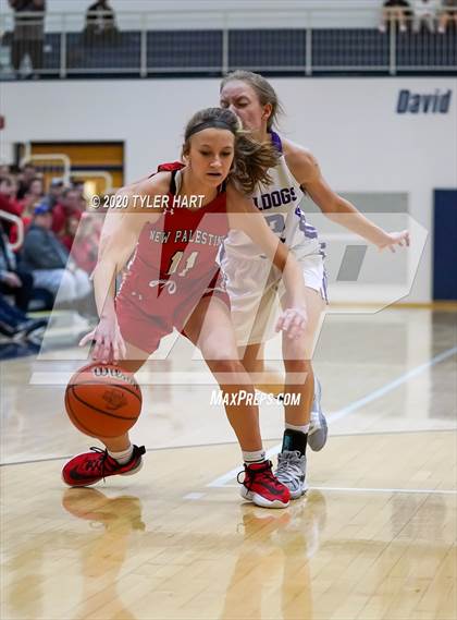 Thumbnail 2 in New Palestine vs. Brownsburg (IHSAA 4A Fourth Round Playoff) photogallery.