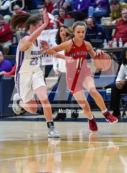 Thumbnail 1 in New Palestine vs. Brownsburg (IHSAA 4A Fourth Round Playoff) photogallery.