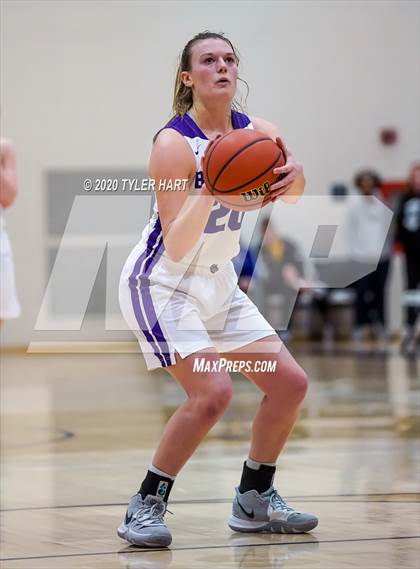 Thumbnail 3 in New Palestine vs. Brownsburg (IHSAA 4A Fourth Round Playoff) photogallery.