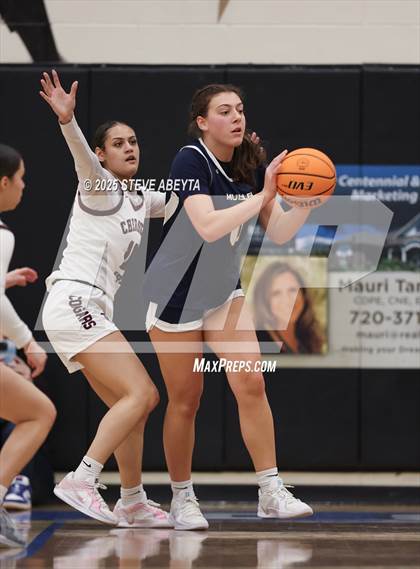 Thumbnail 3 in Mullen vs Cherokee Trail (Grandview High School) photogallery.