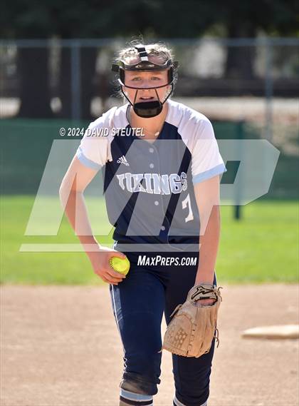 Thumbnail 3 in Bella Vista vs. Pleasant Valley (Stephanie LeDoux Tournament) photogallery.