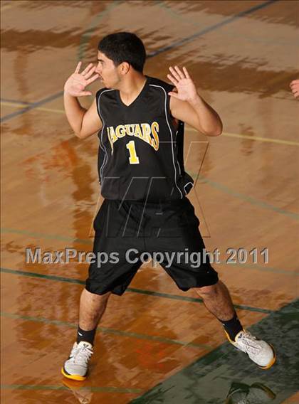 Thumbnail 1 in Huntington Park College-Ready Academy vs. Pilibos (Tip-Off Classic) photogallery.