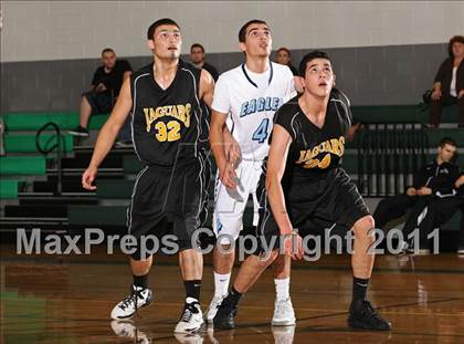 Thumbnail 2 in Huntington Park College-Ready Academy vs. Pilibos (Tip-Off Classic) photogallery.