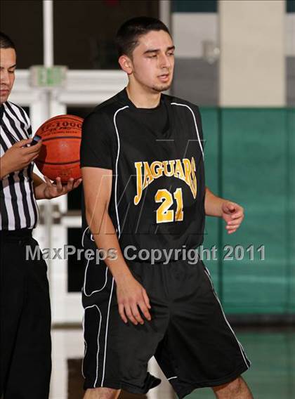 Thumbnail 1 in Huntington Park College-Ready Academy vs. Pilibos (Tip-Off Classic) photogallery.