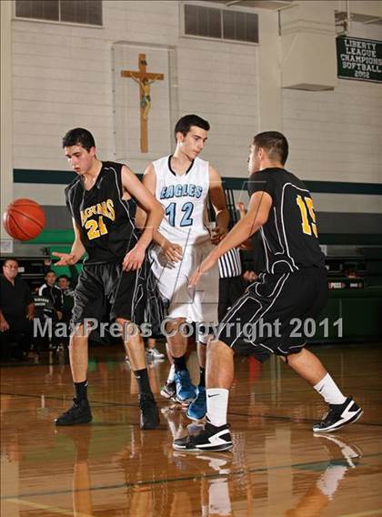 Thumbnail 3 in Huntington Park College-Ready Academy vs. Pilibos (Tip-Off Classic) photogallery.