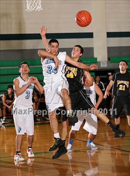 Thumbnail 2 in Huntington Park College-Ready Academy vs. Pilibos (Tip-Off Classic) photogallery.